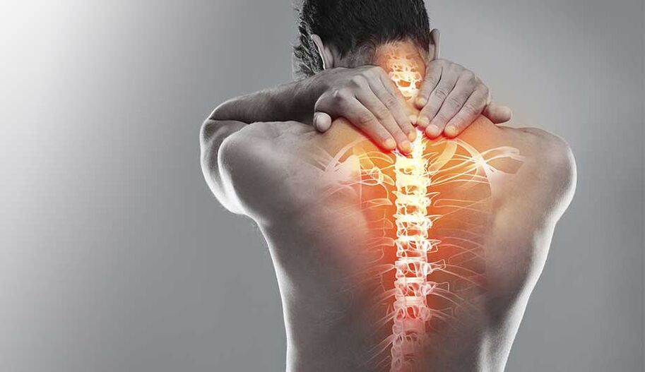 Bolečina v hrbtenici zaradi osteohondroze